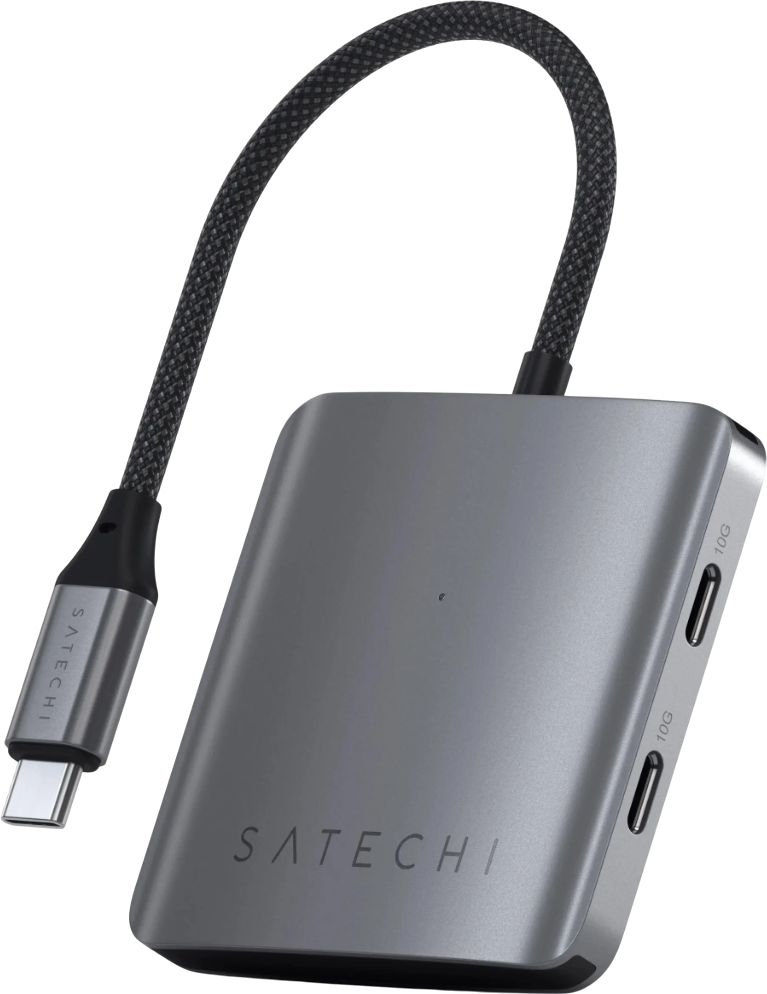 Satechi 4-Port USB-C Hub with PD Space Grey